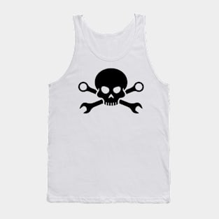 Skull 'n' Tools - Screw Pirate 1 (black) Tank Top